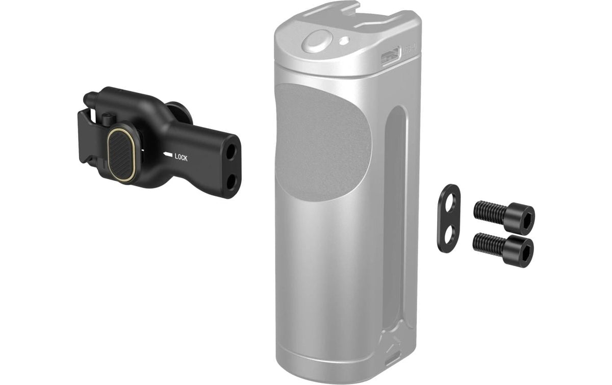 SmallRig 4404 Adapter – Aluminium, 53,2 × 28 × 27,8 mm – für viele Kameras – Schwarz/Gold