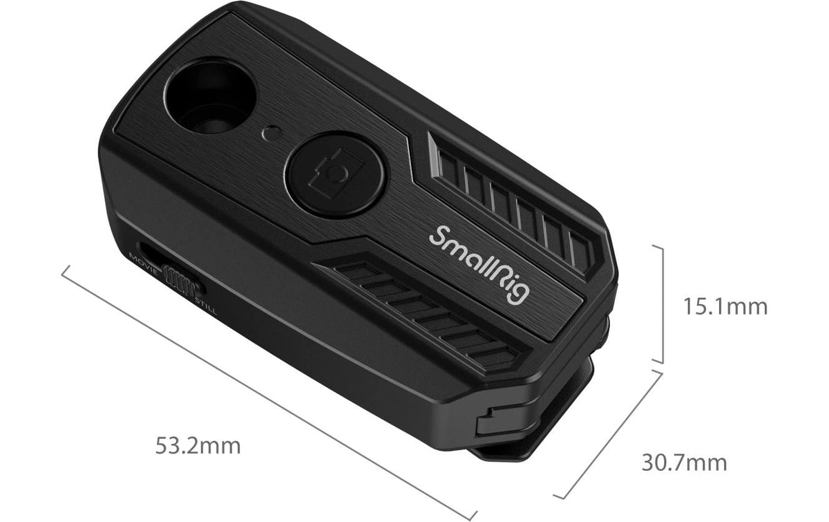 SmallRig Fernbedienung – für Sony Alpha 7R V, Canon EOS R5, Nikon Z50 und andere – Schwarz