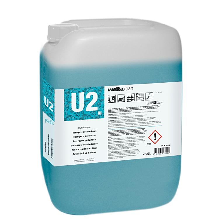 Weitaclean U2 Allzweckreiniger für WC, Bad, Duschanlagen – Pacific, Konzentrat, Kanister – 25 l