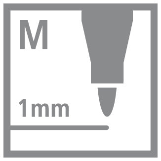 Stabilo Permanent-Marker – rot