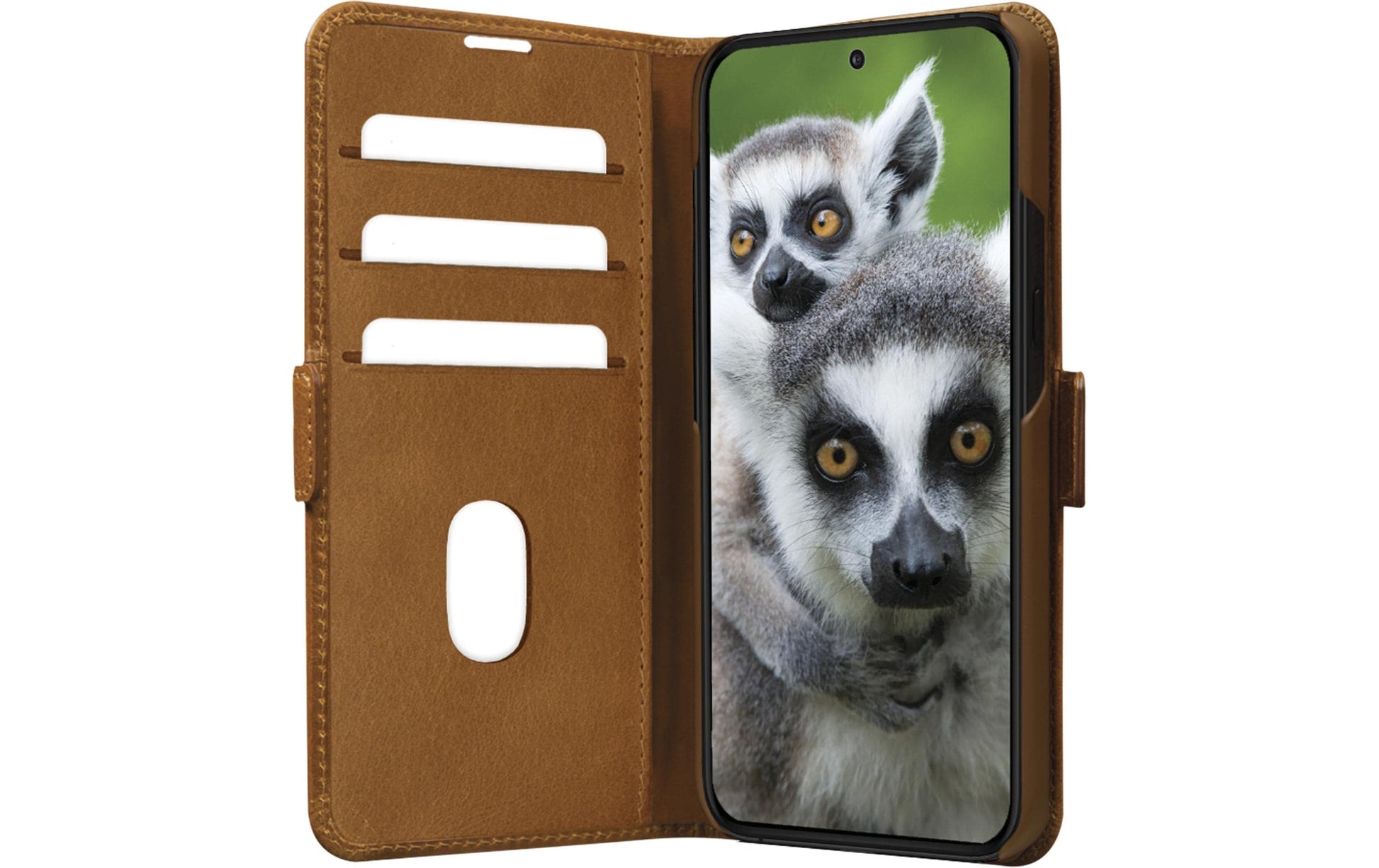dbramante1928 Copenhagen – Wallethülle – für Samsung Galaxy S24+, mit Ständer, 3 Kartenfächer, Leder, Beige