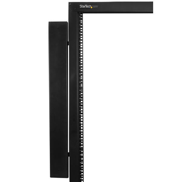 StarTech.com 19" Kabelmanager – 0U vertikal – 852,2 × 100 × 73 mm – Kunststoff/Stahl – Schwarz