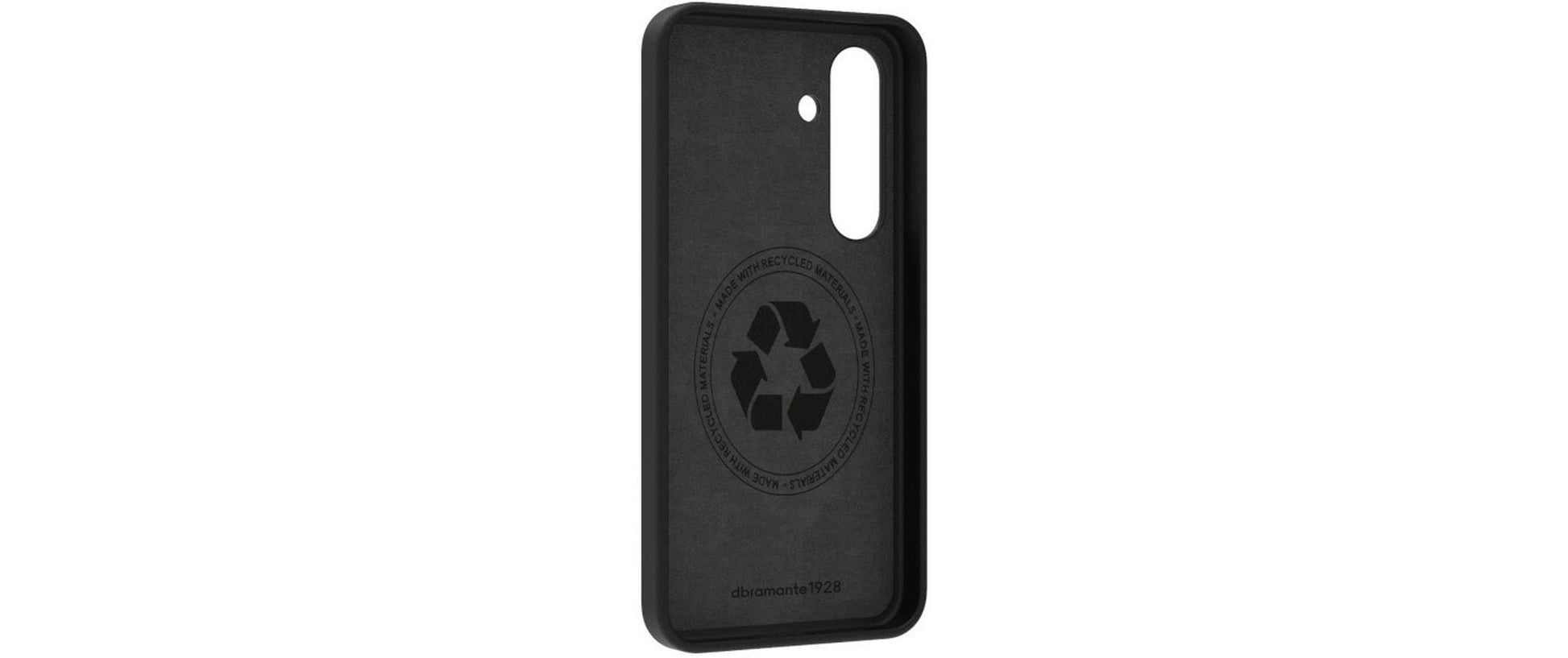 dbramante1928 Roskilde Backcover – für Samsung Galaxy S24, Recycling-Kunststoff, schwarz