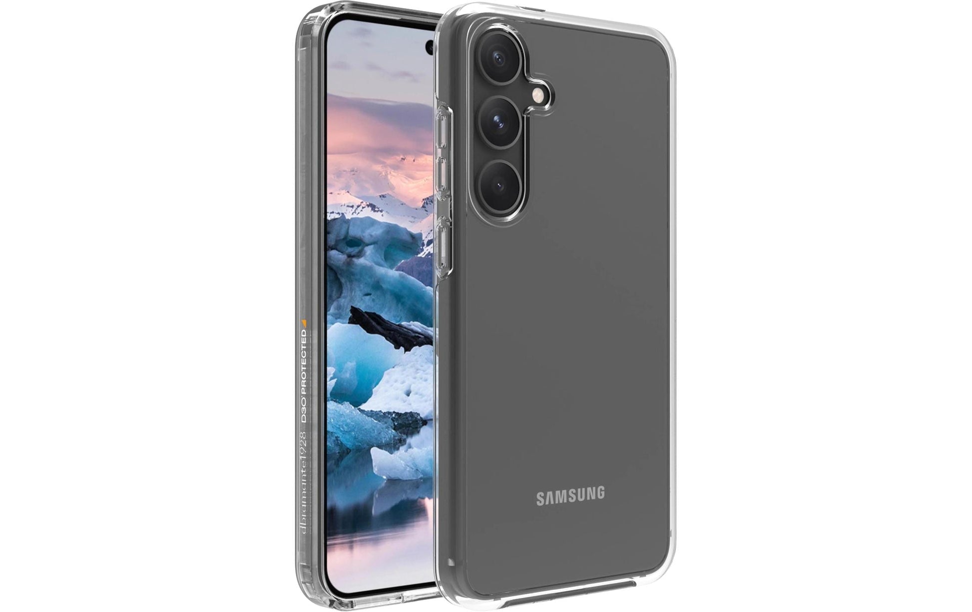 dbramante1928 Iceland Ultra D3O Backcover – für Samsung Galaxy S24, Recycling-Kunststoff, Transparent