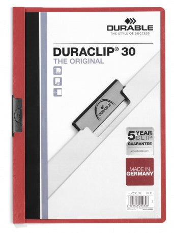 Durable Unterschriftenmappe – A4, rot, Kunststoff