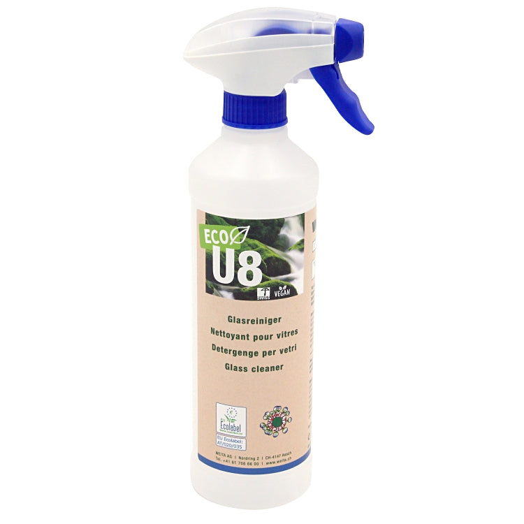 Weitaclean U8 ECO Glas-/Oberflächenreiniger für Glas/Spiegel – Flüssigkeit, Flasche – 1 Stk.
