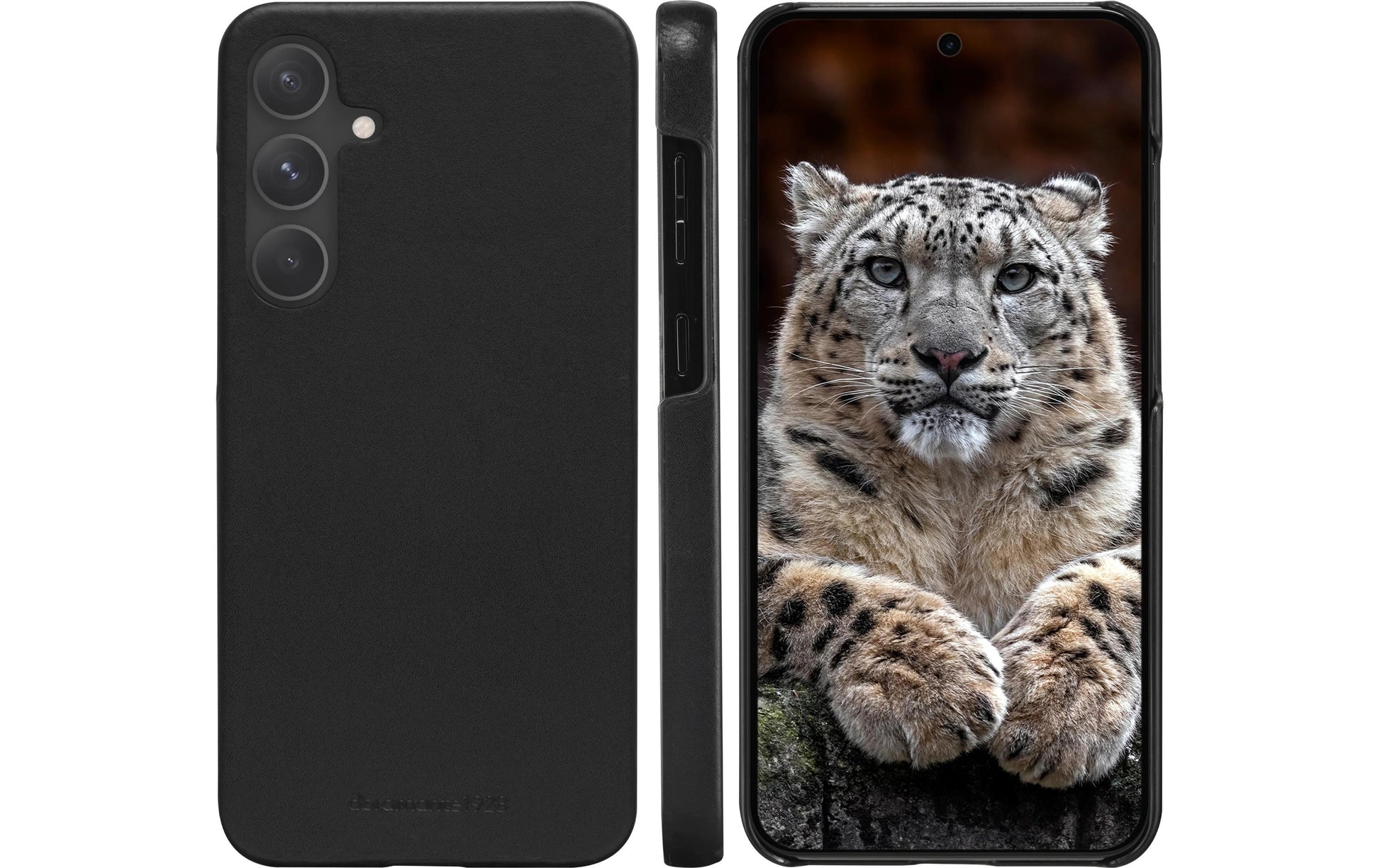 dbramante1928 Wallethülle – für Samsung Galaxy S24, 3 Kartenfächer, Leder, Schwarz