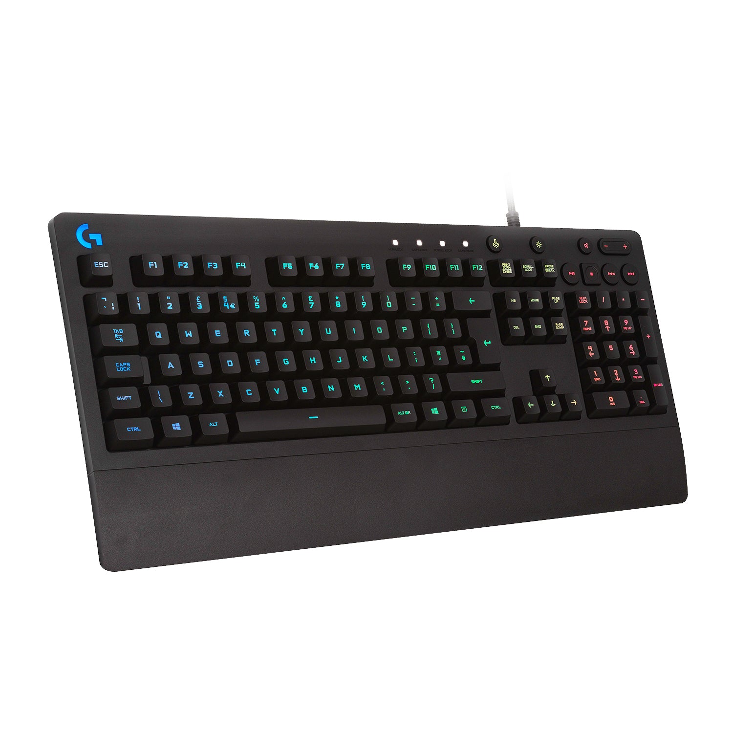 Logitech G G213 Prodigy – Gaming-Tastatur – kabelgebunden, USB – QWERTY (EN) – RGB – Schwarz