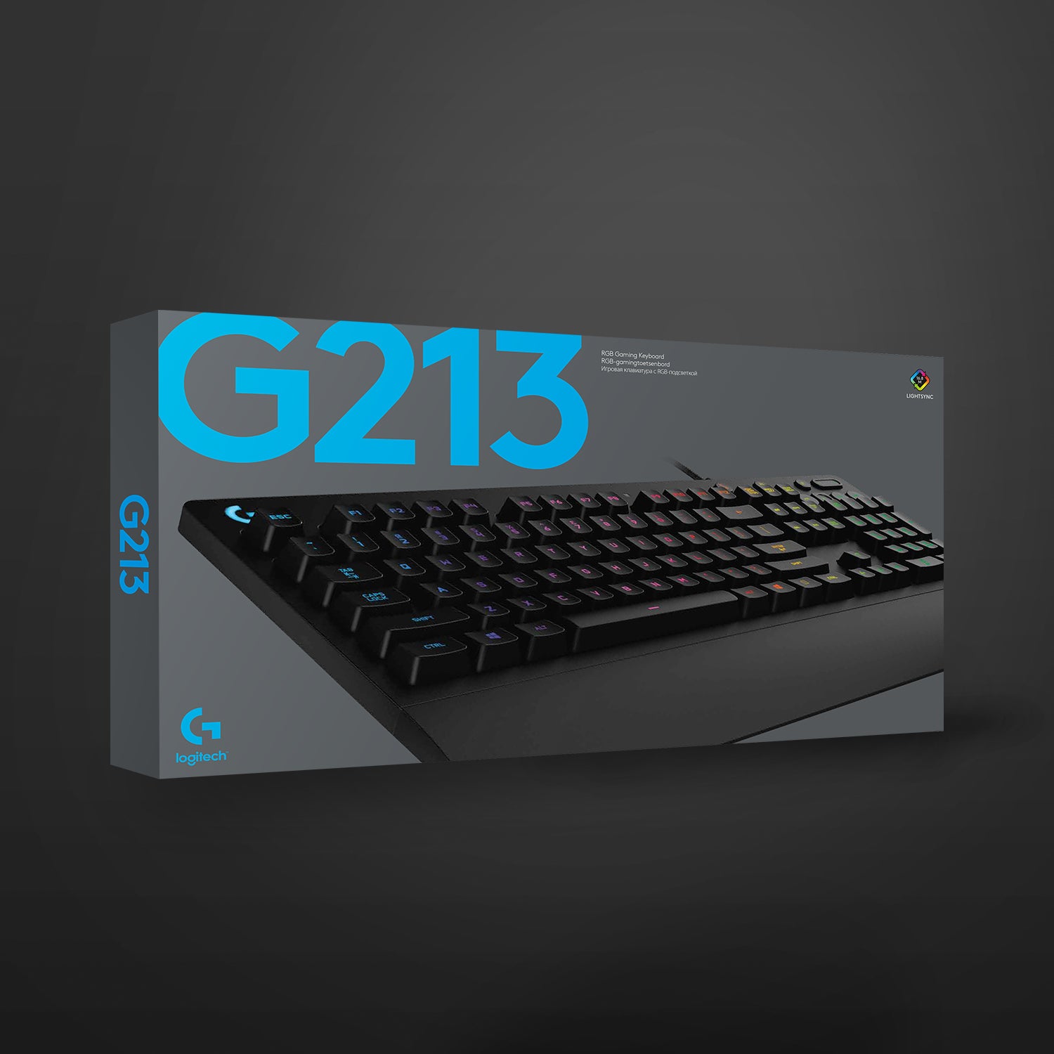 Logitech G G213 Prodigy – Gaming-Tastatur – USB – QWERTZ (CH) – RGB – Schwarz