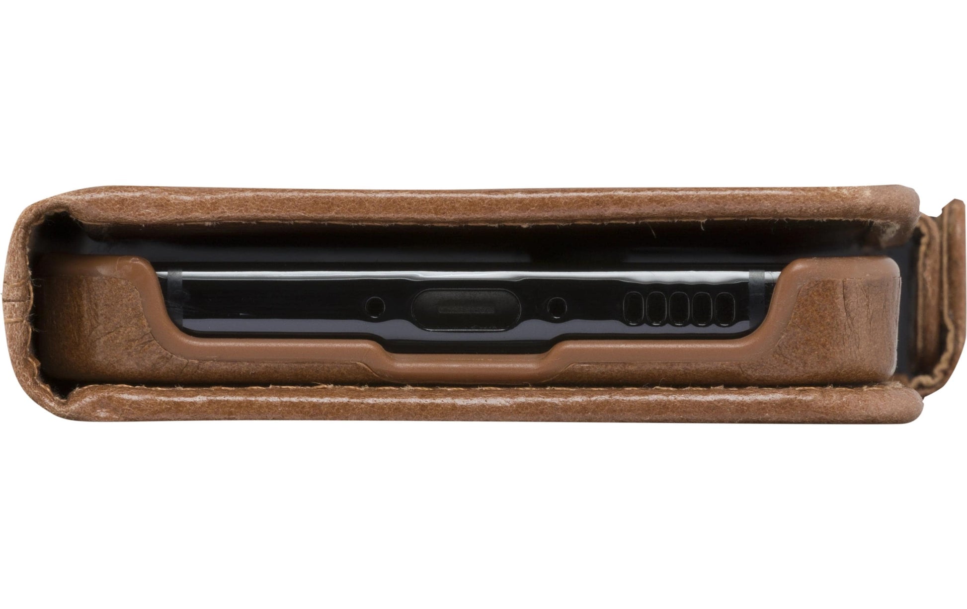 dbramante1928 Lynge Wallethülle – für Samsung Galaxy S24+, 3 Kartenfächer, Leder, Tan