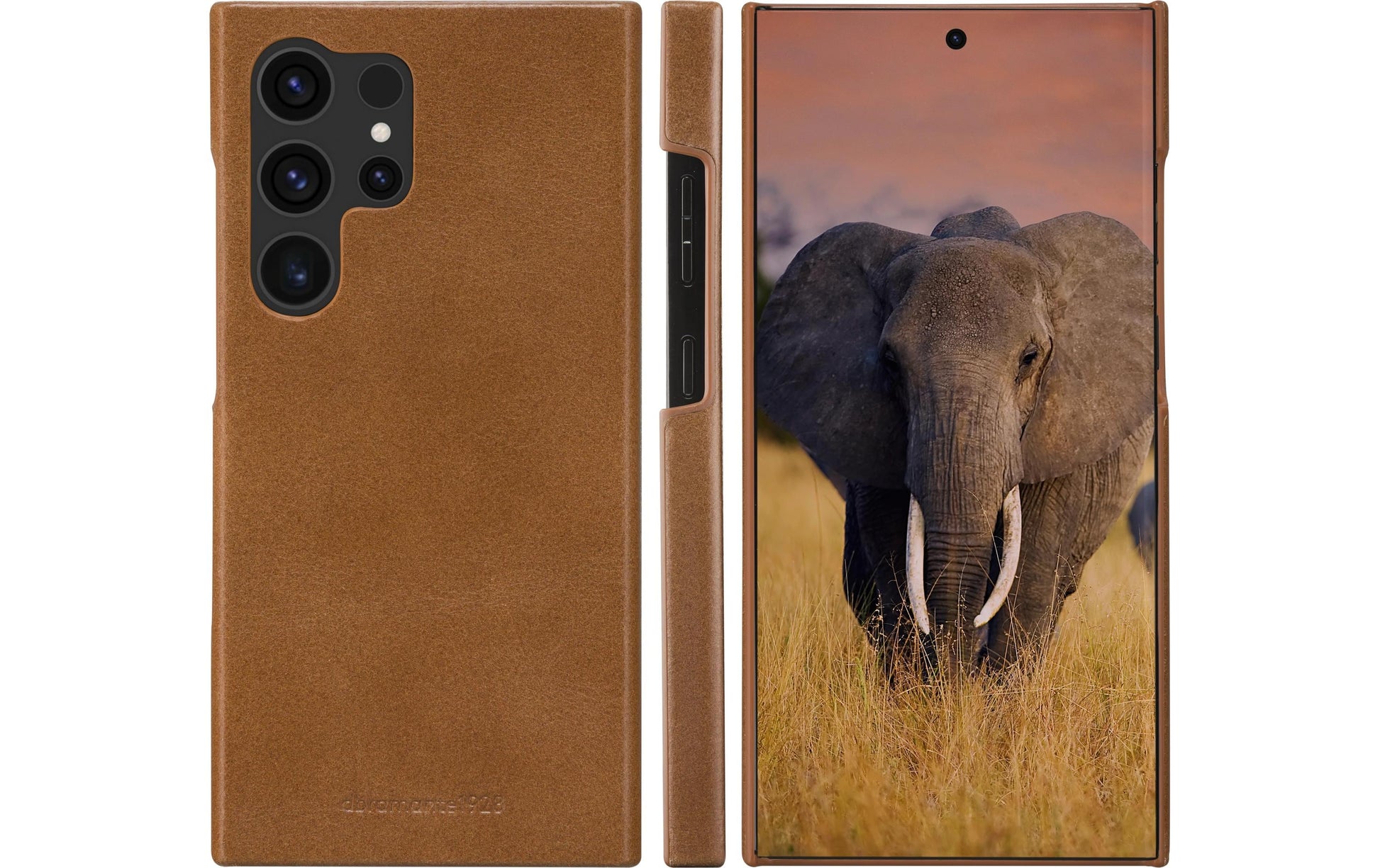 dbramante1928 Lynge Wallethülle – für Samsung Galaxy S24 Ultra, 3 Kartenfächer, Leder, Braun