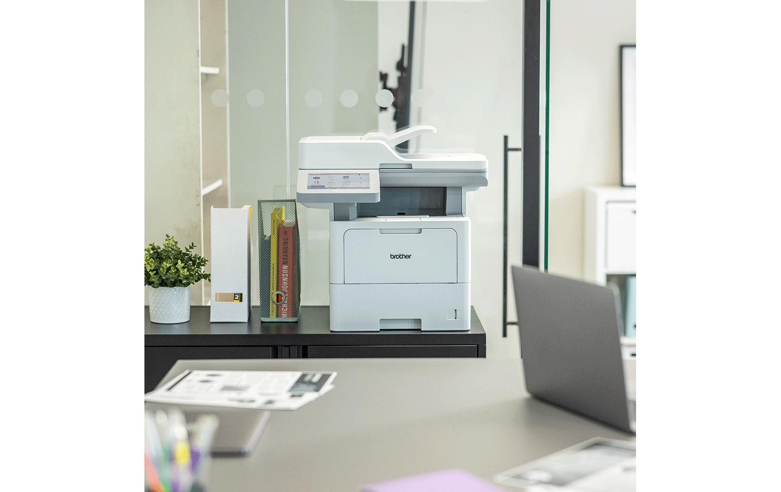 Brother MFC-L6910DN – S/W Laser-MFP A4, 4-in-1 – USB/LAN/WLAN – Duplex, Duplex-ADF, 80 Blatt ADF – 50 ppm S/W