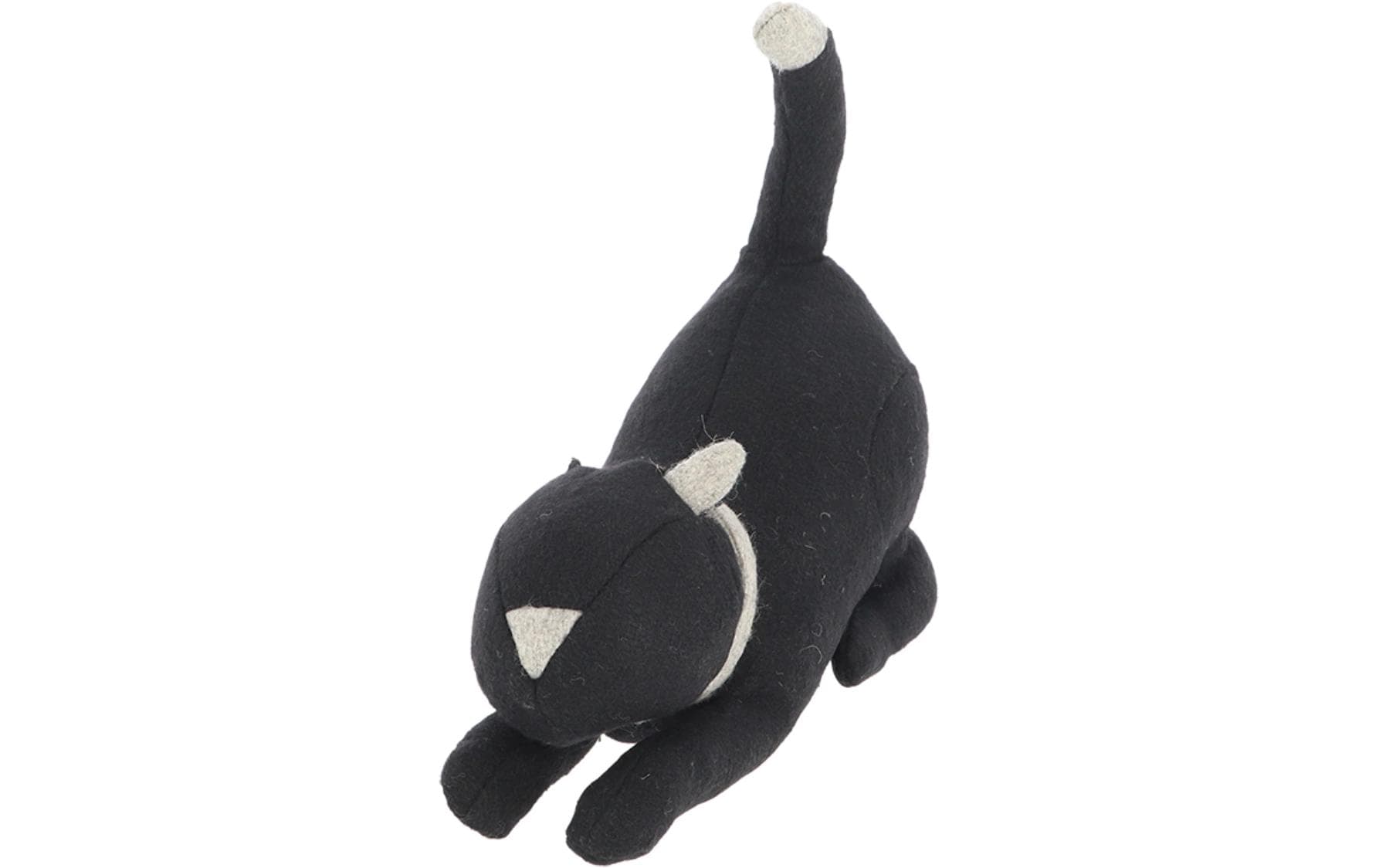 Esschert Design Türstopper – Filz/Marmor/Polyester – Schwarz – Ø 260 × H 270 mm
