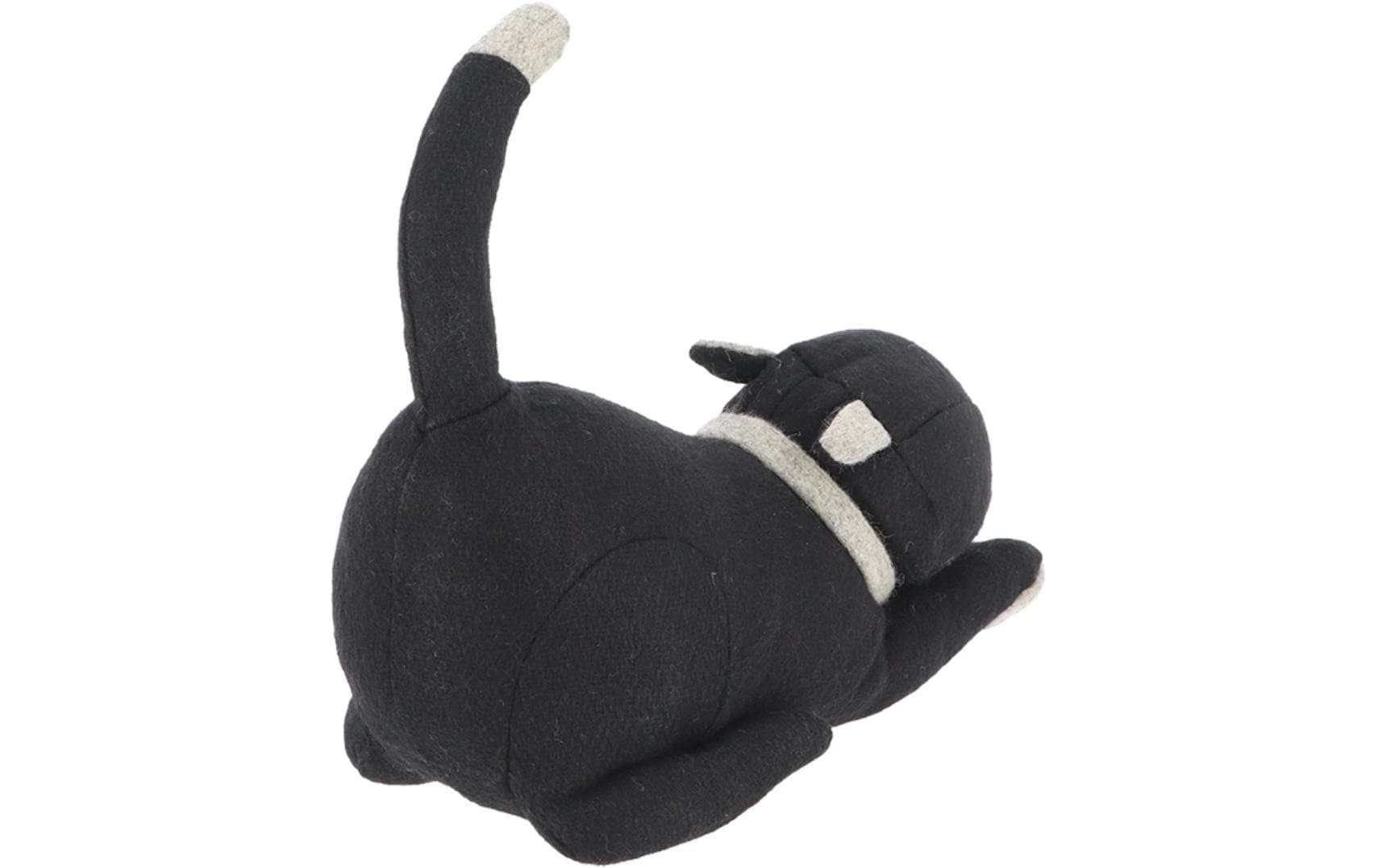 Esschert Design Türstopper – Filz/Marmor/Polyester – Schwarz – Ø 260 × H 270 mm