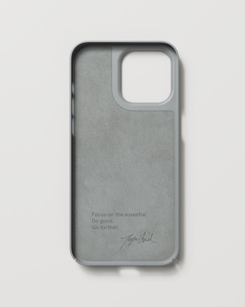 Nudient – Backcover – für Apple iPhone 14 Pro Max – grau – MagSafe-kompatibel