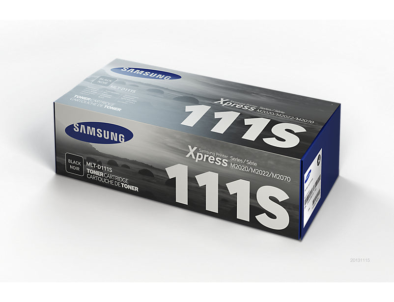 Samsung Toner MLT-D111S – schwarz, 1000 Seiten – für Samsung Xpress M2022/M2022W/M2020 und andere