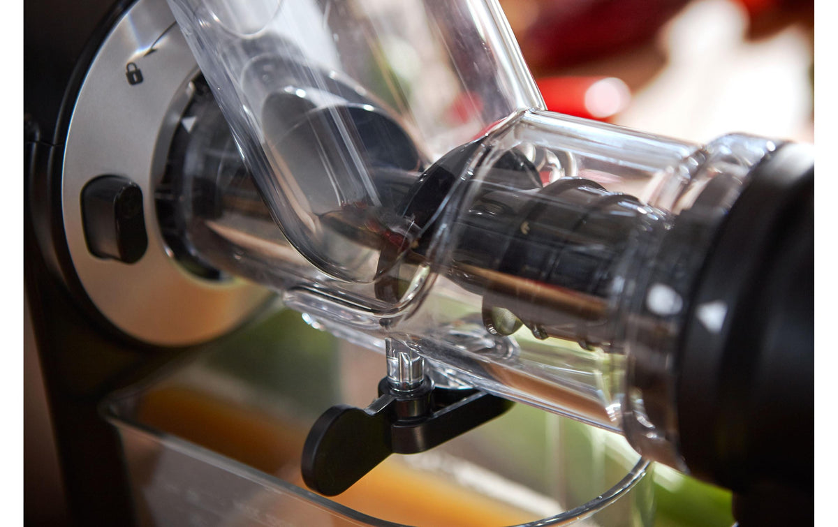 Philips Zentrifugal-Entsafter HR1889/70 – 1 l Saftbehälter, 0,75 l Tresterbehälter, 150 W – Schwarz/Edelstahl