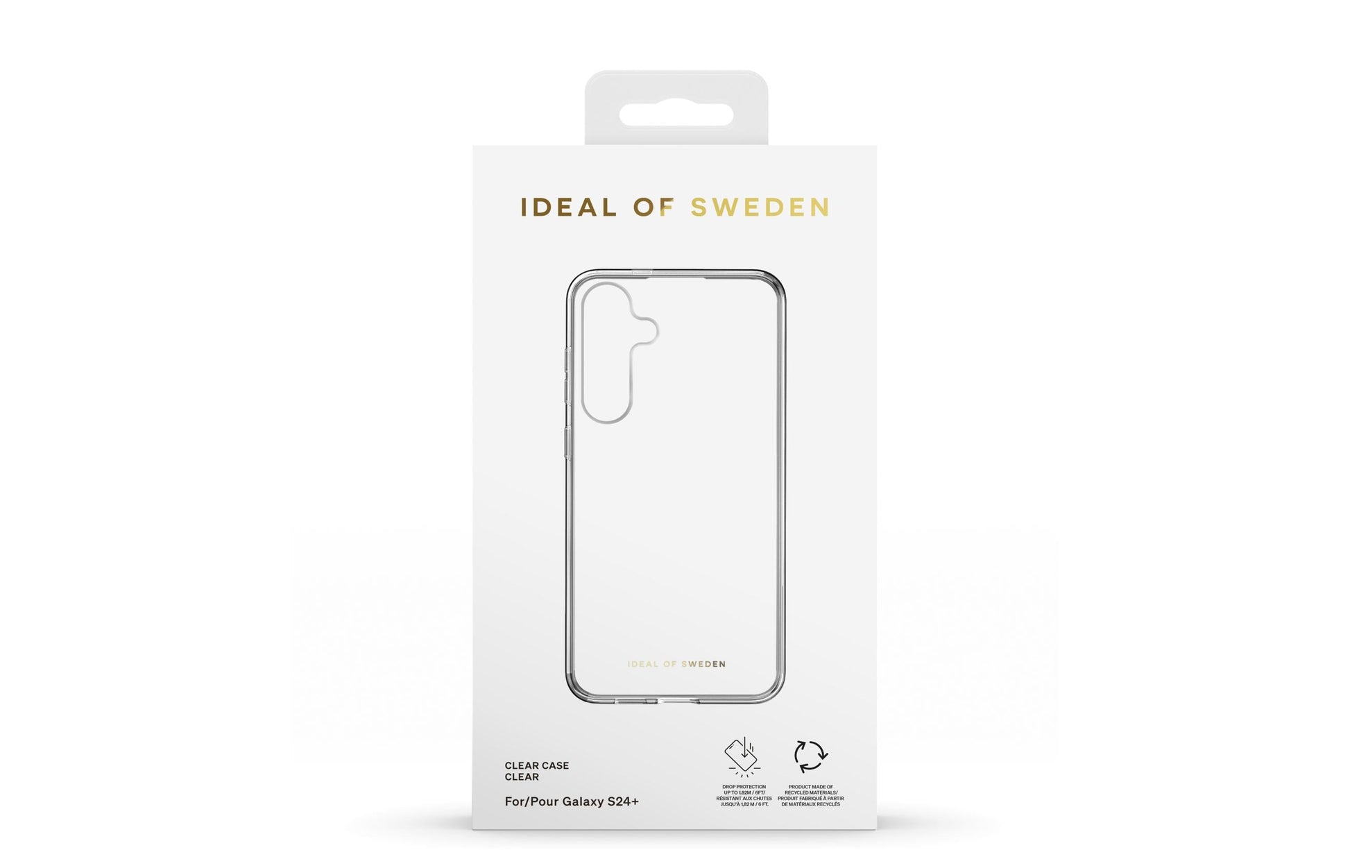 iDeal of Sweden Hard Cover Clear Backcover – für Samsung Galaxy S24+ / S25+, bis 1,82 m sturzsicher