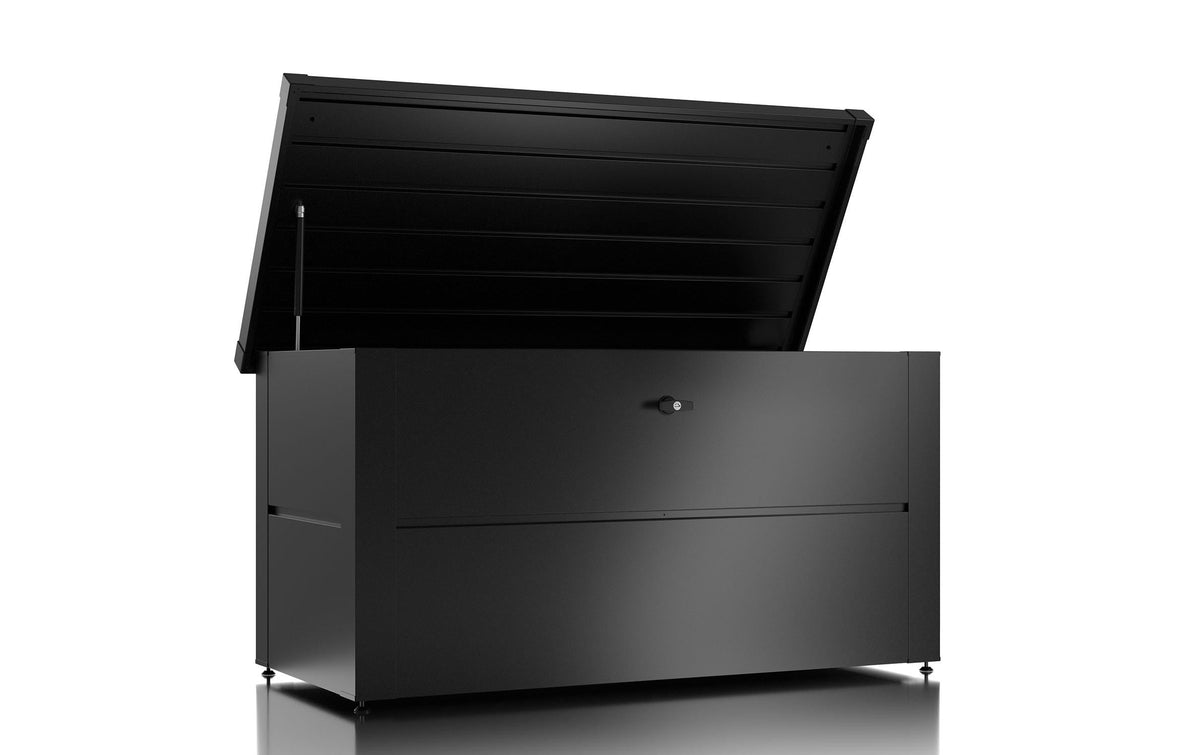 Colibri Aufbewahrungsbox 401 l (mit Deckel, mit Verriegelung) – Stahl – Anthrazit – 650 × 730 × 1350 mm