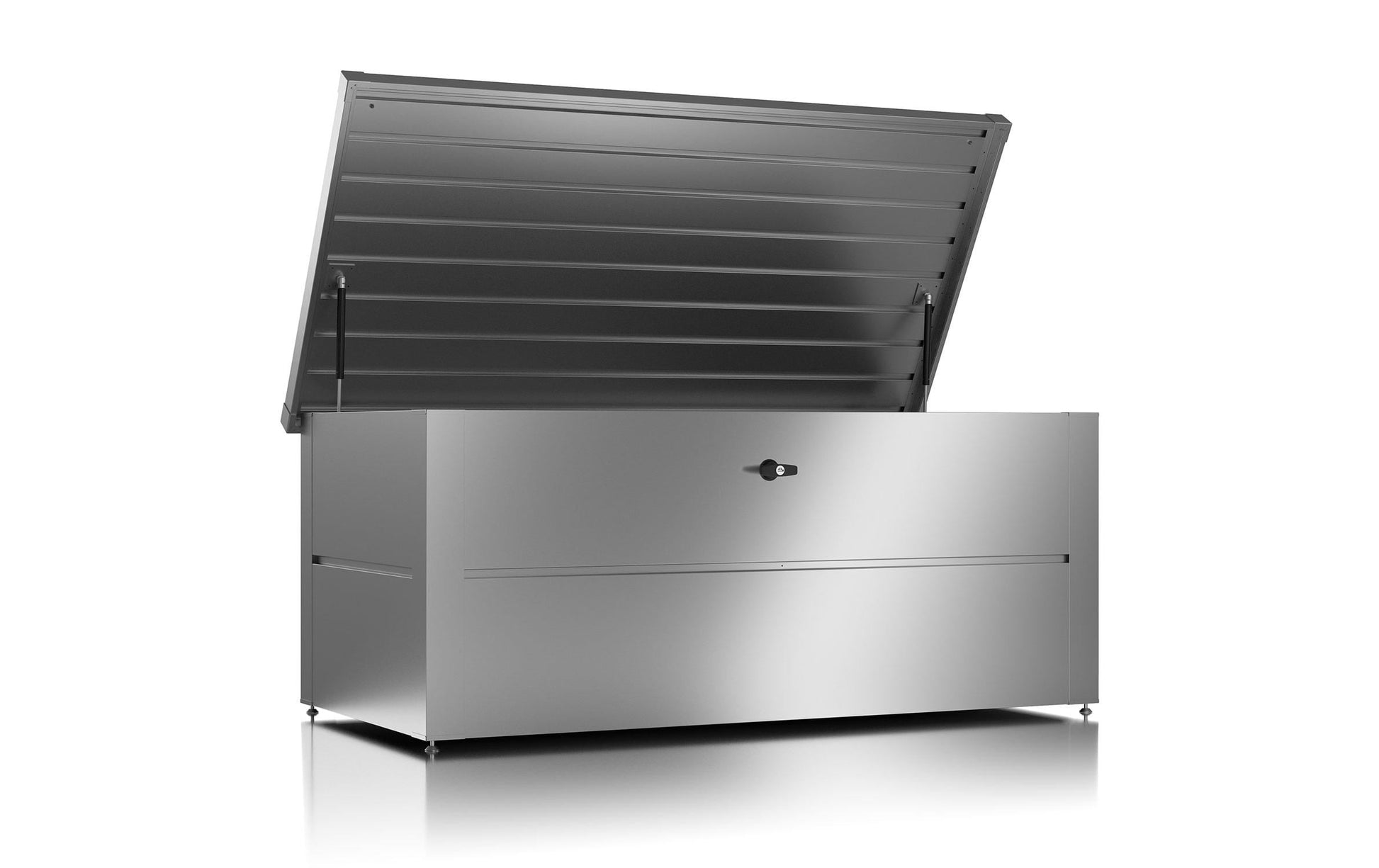 Colibri Gartenbox M – Stahl, Silber