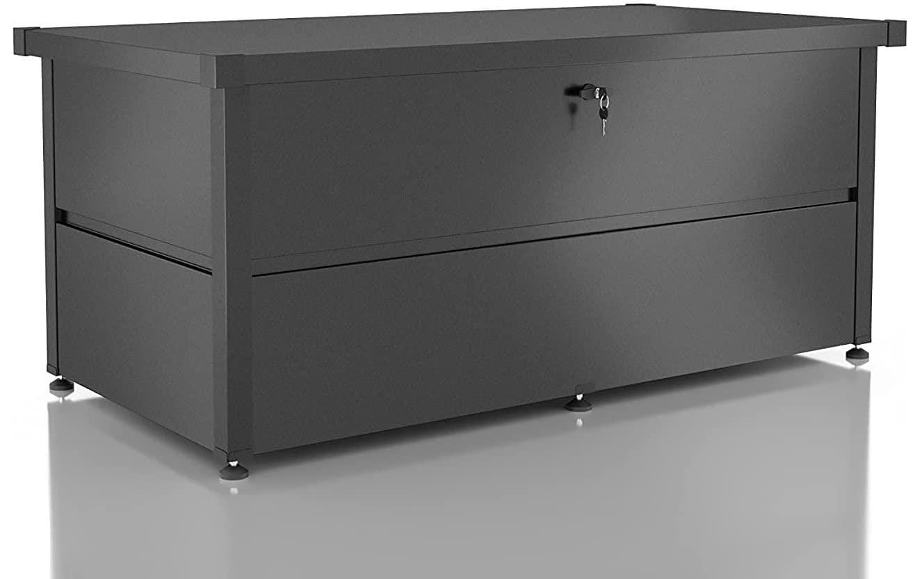Colibri Gartenbox M – Stahl, Anthrazit, 85 × 73 × 165 cm
