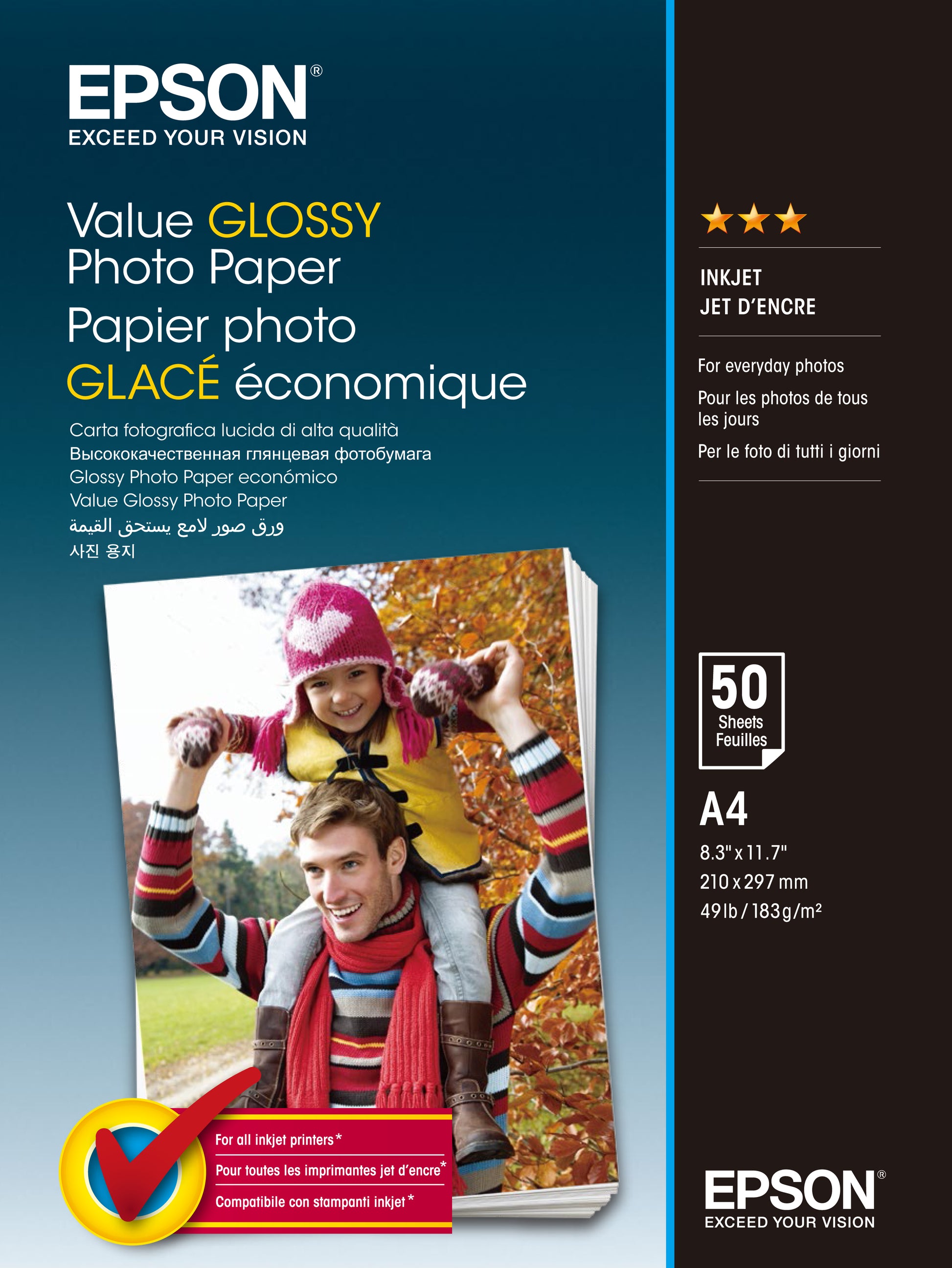 Epson Value Fotopapier – A4, 20 Blatt