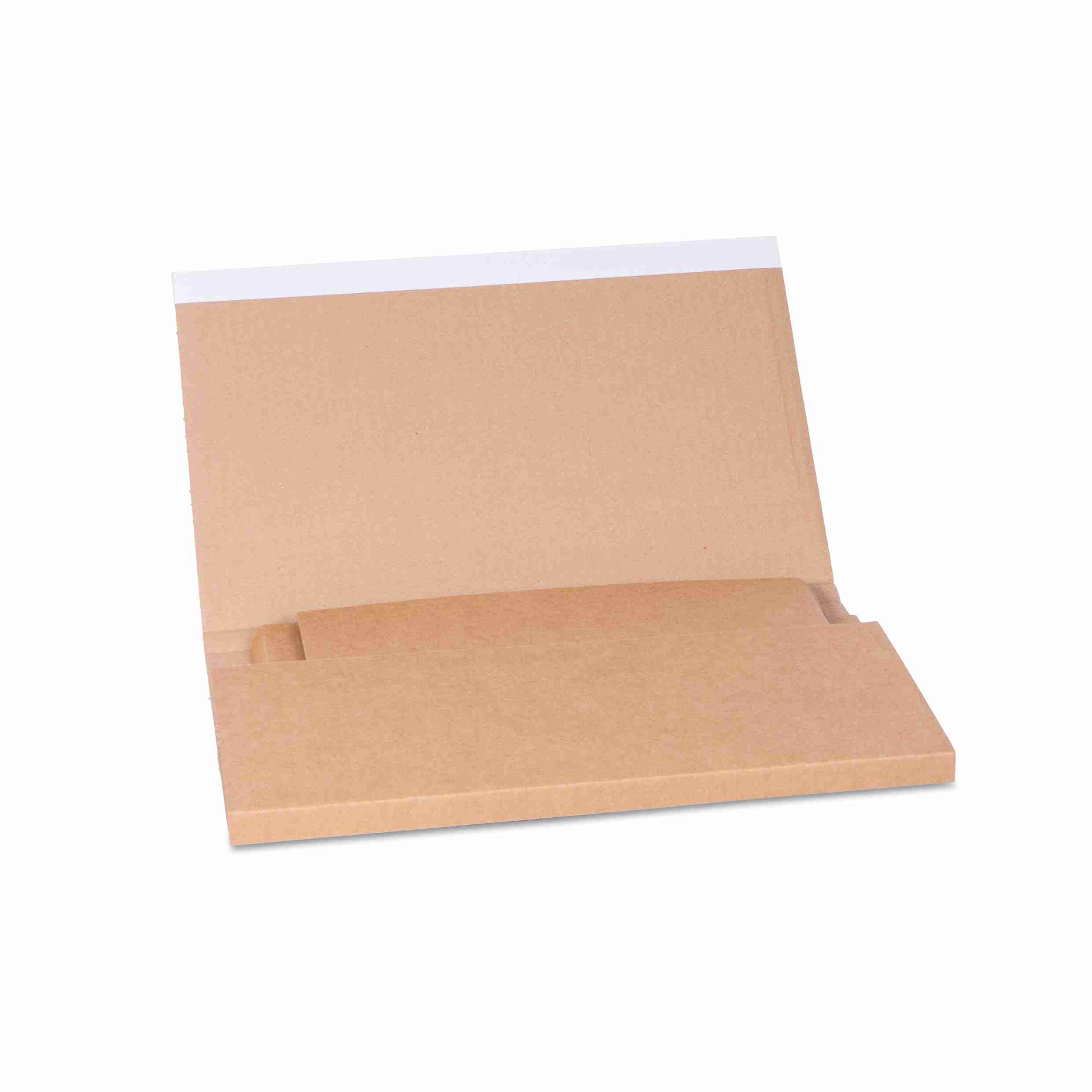 Model Versandverpackung – 300 × 213 × 60 mm, braun, selbstklebend – 1 Stk., ab 100 Stk.