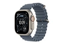 Apple Watch Ultra 3 49 mm GPS + Cellular – Titan, Ocean Band, Blau, 100 m, für iPhone