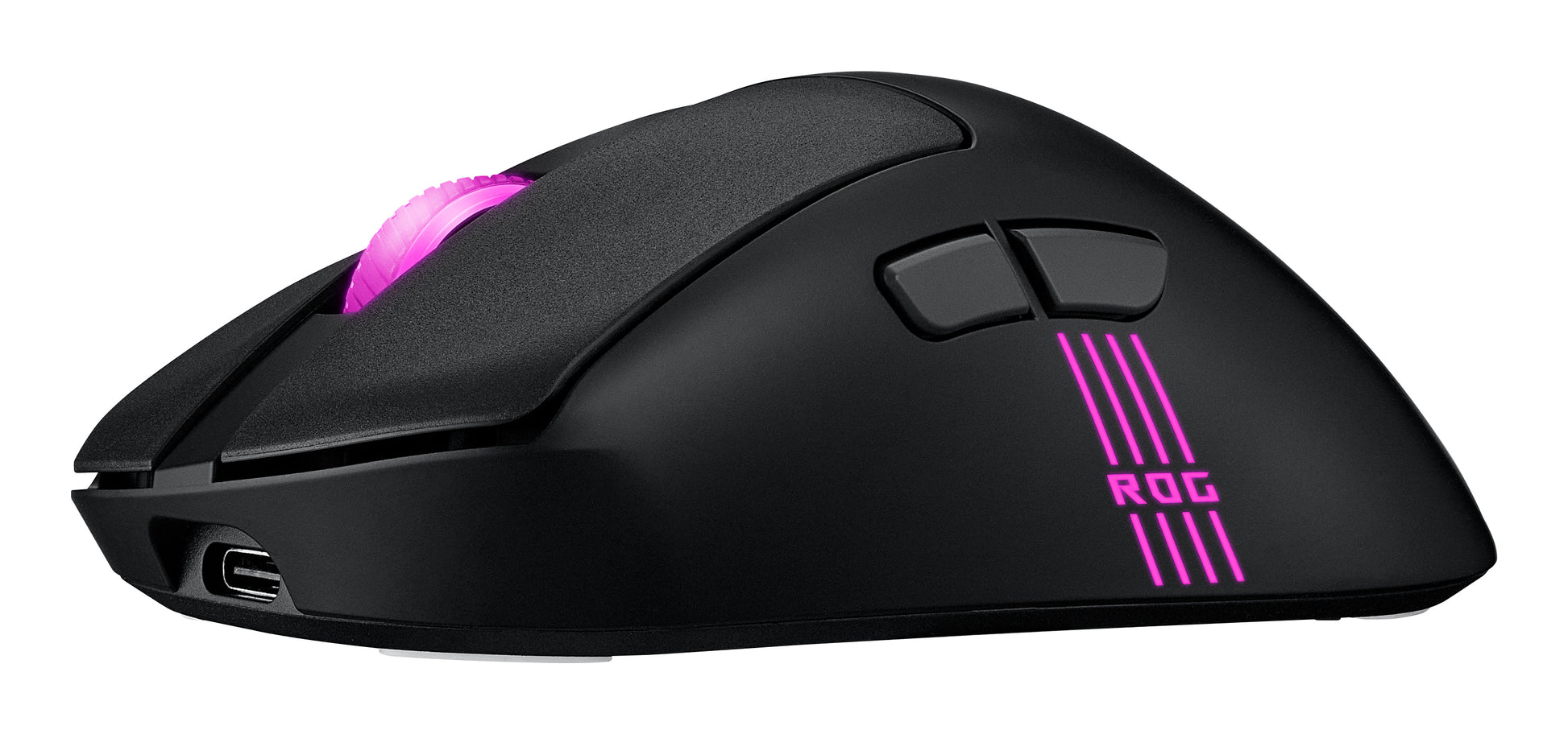 ASUS ROG Keris II Origin Gaming-Maus – kabellos, Bluetooth, USB-A, 42'000 dpi, für Rechtshänder, schwarz