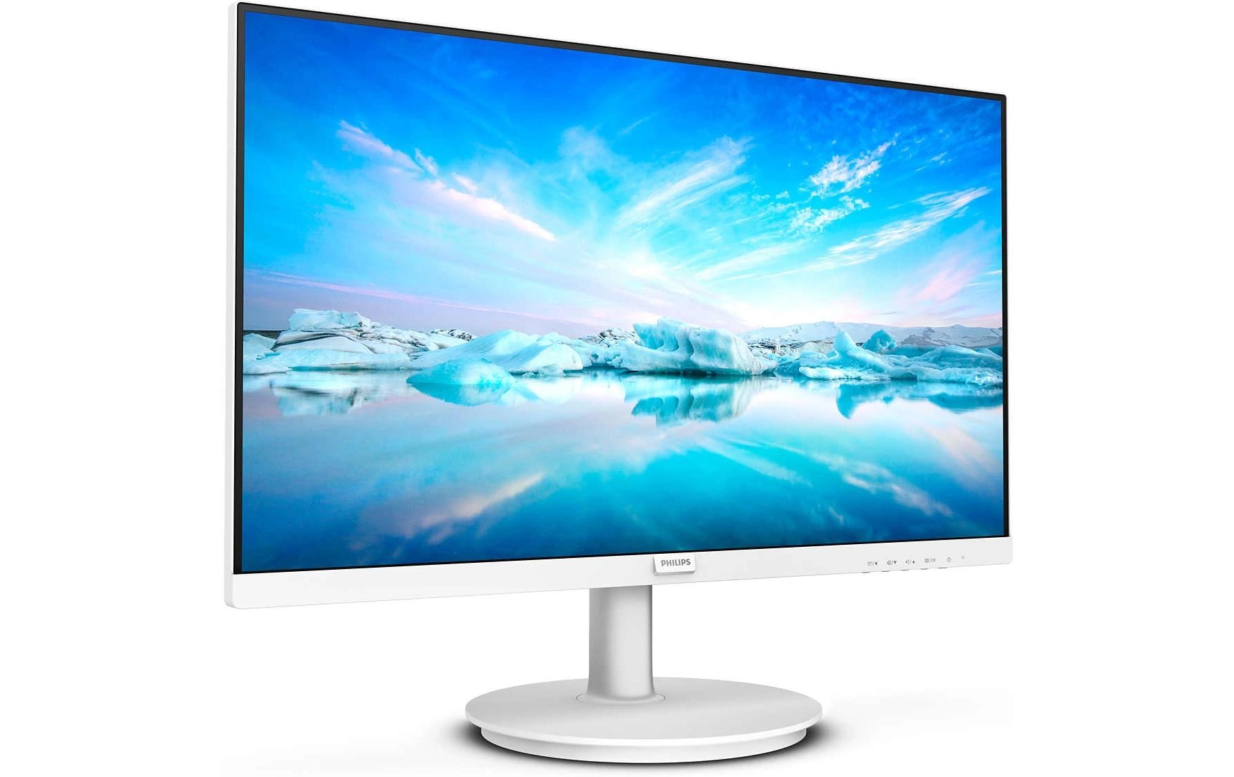 Philips 271V8AW/00 – Monitor, 27", 250 cd/m², Adaptive Sync, Integrierte Lautsprecher, VESA 100 × 100, Weiss