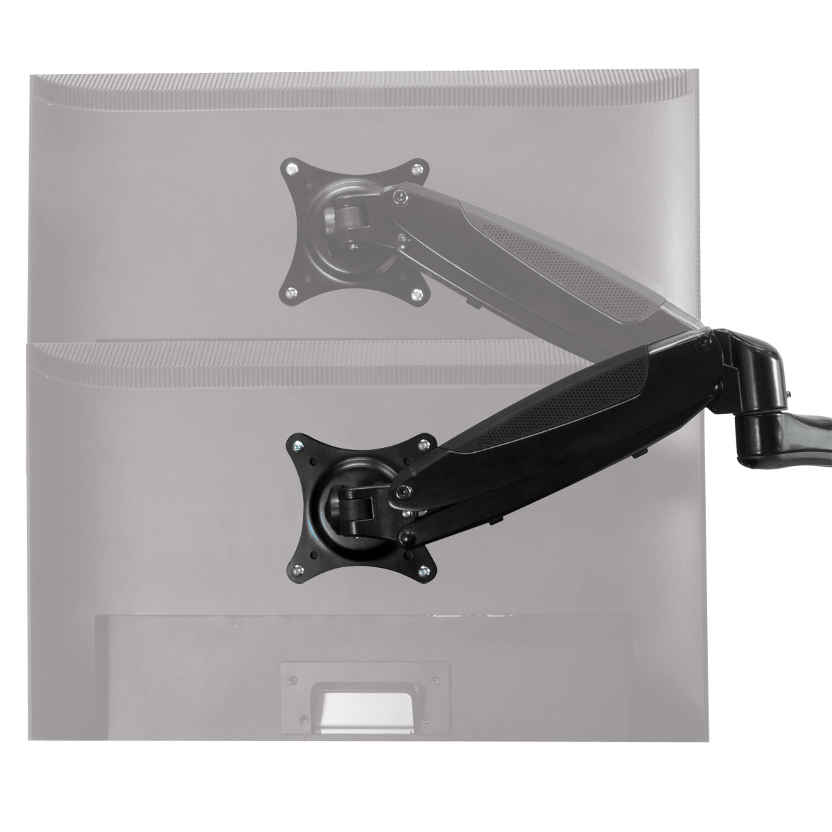 ARCTIC Tischhalterung – bis 43", VESA 100 × 100 mm, 8 kg, drehbar, schwarz