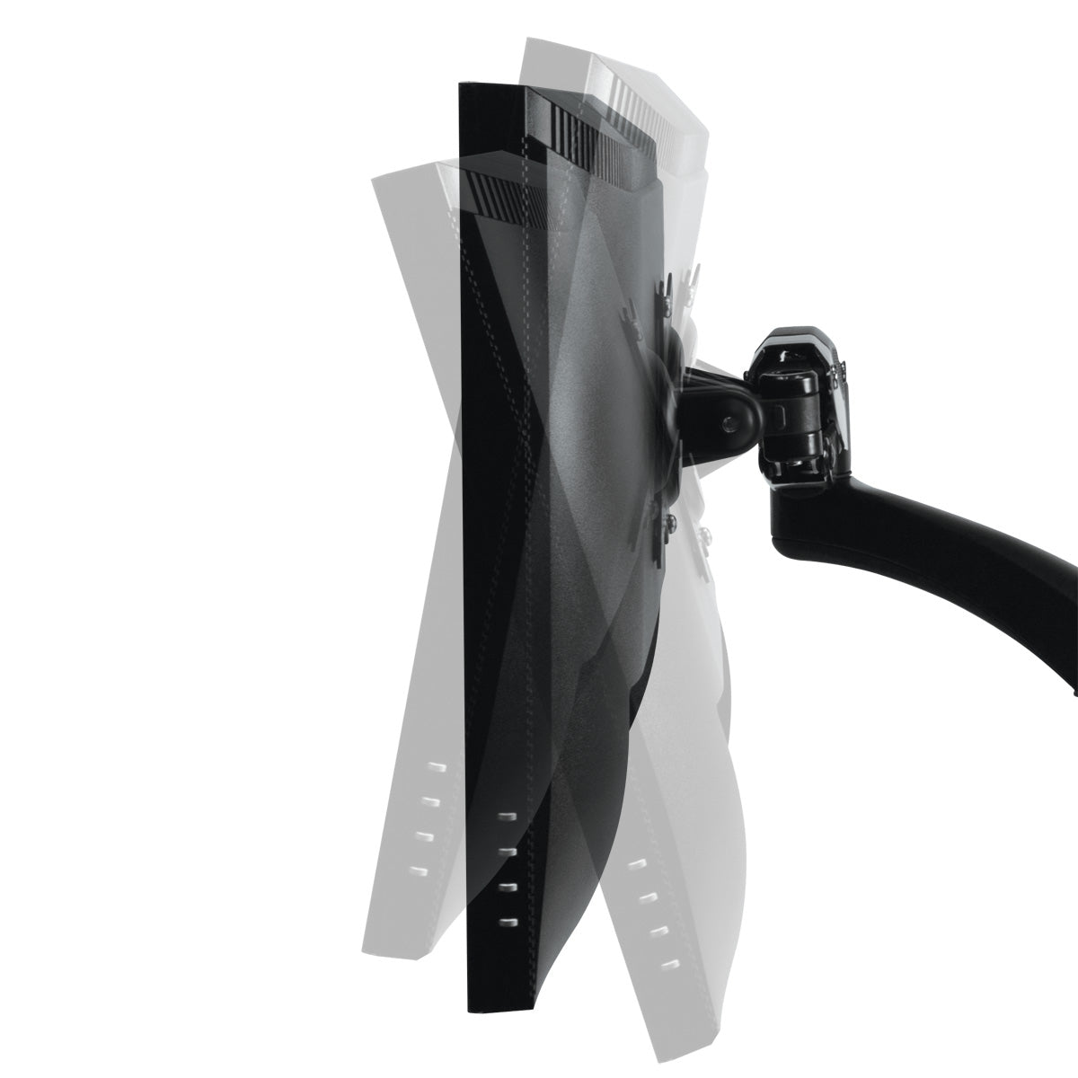 ARCTIC Tischhalterung – bis 43", VESA 100 × 100 mm, 8 kg, drehbar, schwarz