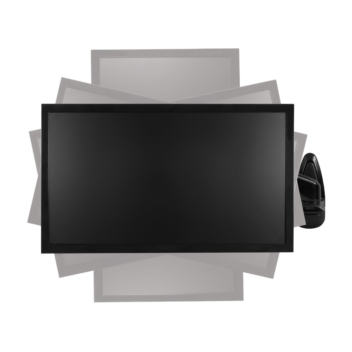 ARCTIC Tischhalterung – bis 43", VESA 100 × 100 mm, 8 kg, drehbar, schwarz