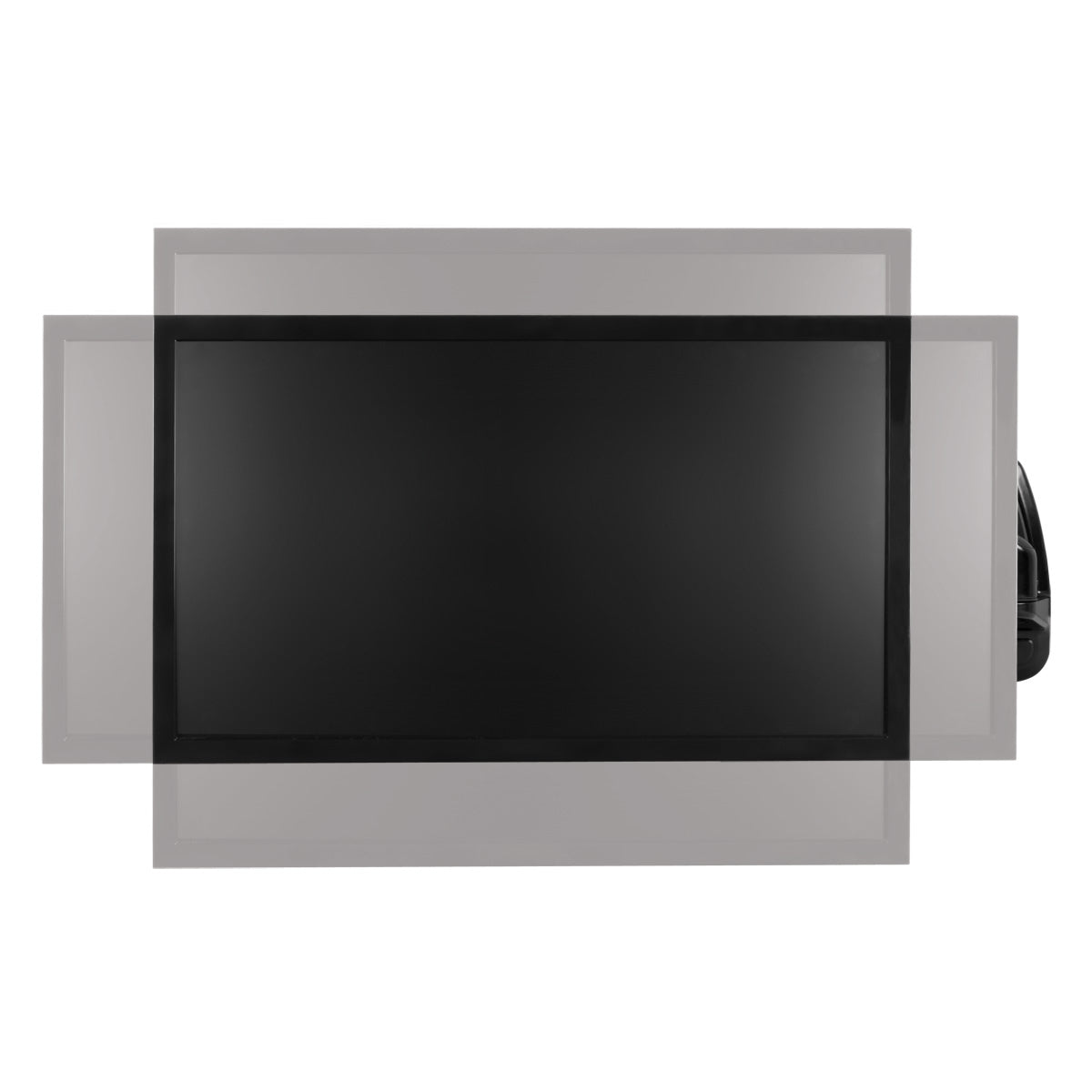 ARCTIC Tischhalterung – bis 43", VESA 100 × 100 mm, 8 kg, drehbar, schwarz