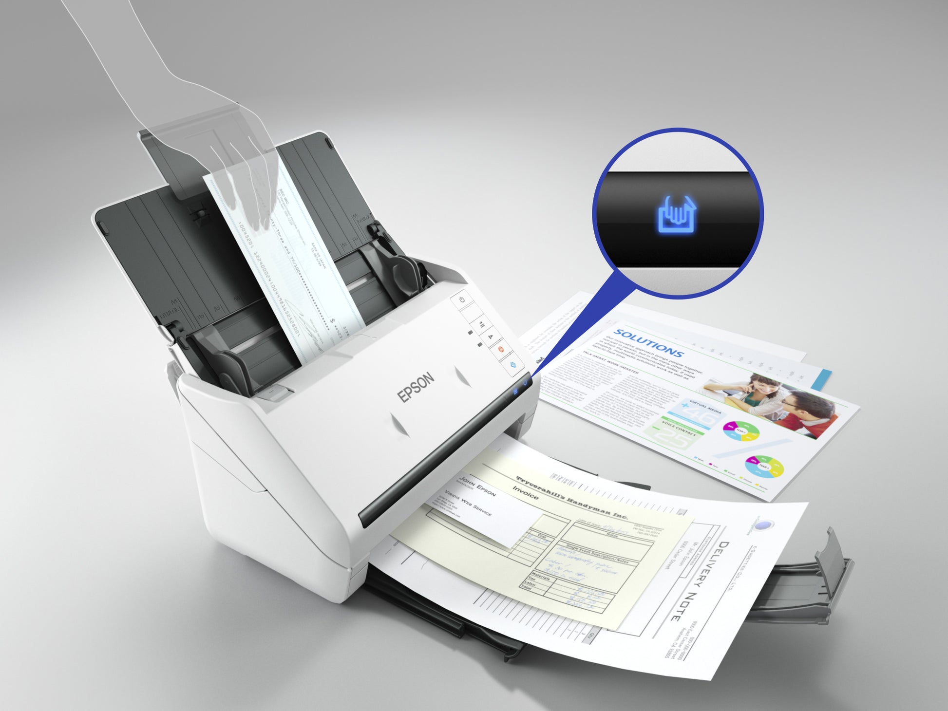 Epson WorkForce DS-770II – Dokumentenscanner, 45 ppm