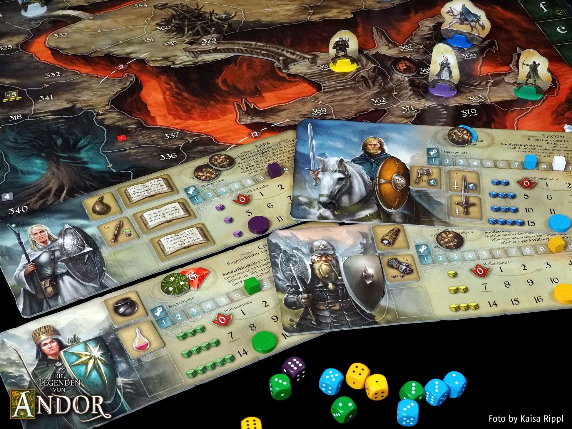 Kosmos Die Legenden von Andor Teil III – Brettspiel, 2–4 Spieler, ab 10 Jahren, 90 Min., DE