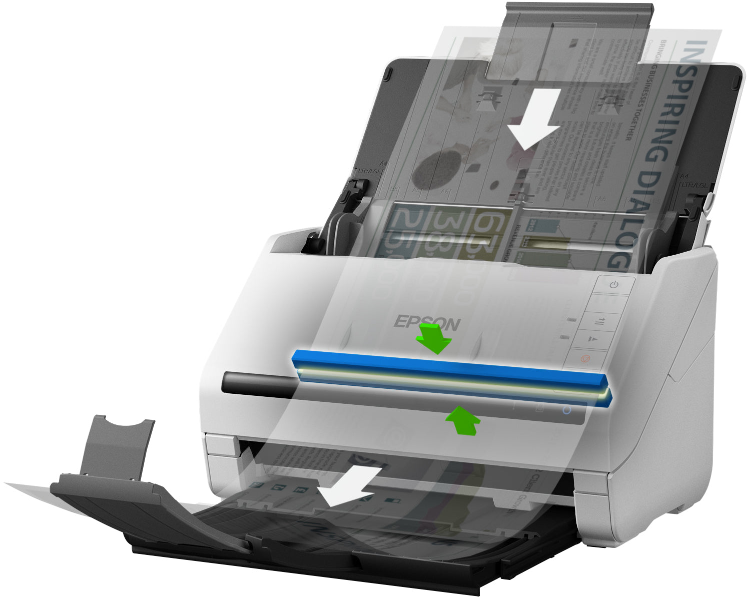 Epson WorkForce DS-770II – Dokumentenscanner, 45 ppm