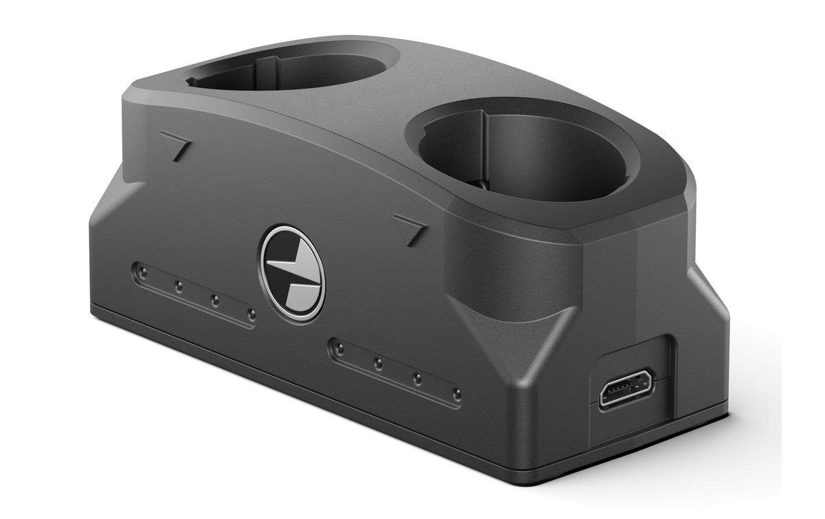 PULSAR APS 2+3 Batterieladegerät 2× – Ausgang 4,2 V, Eingang 5 V – für diverse Akkutypen – schwarz