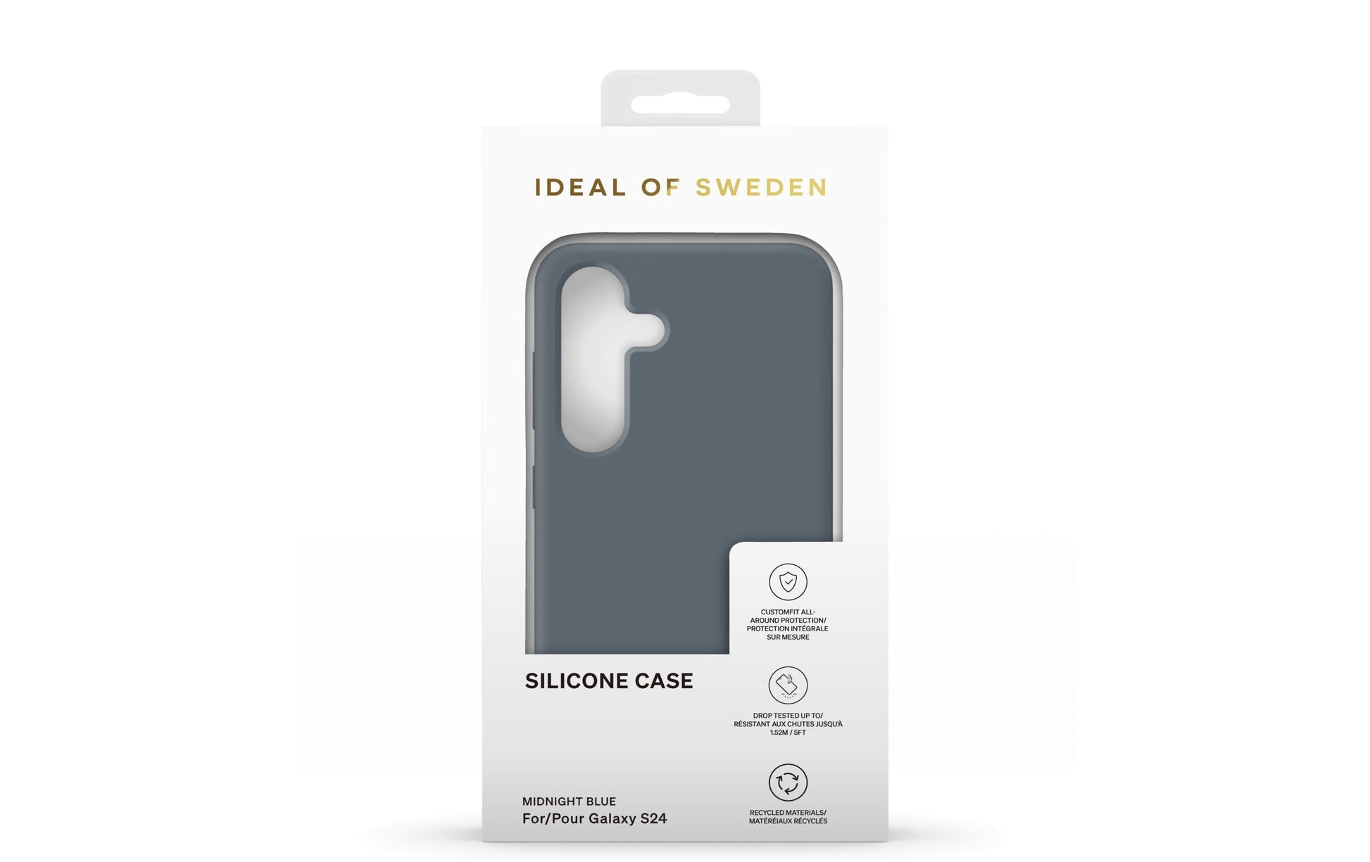 iDeal of Sweden Backcover – für Samsung Galaxy S24/S25, Silikon, Mitternachtsblau