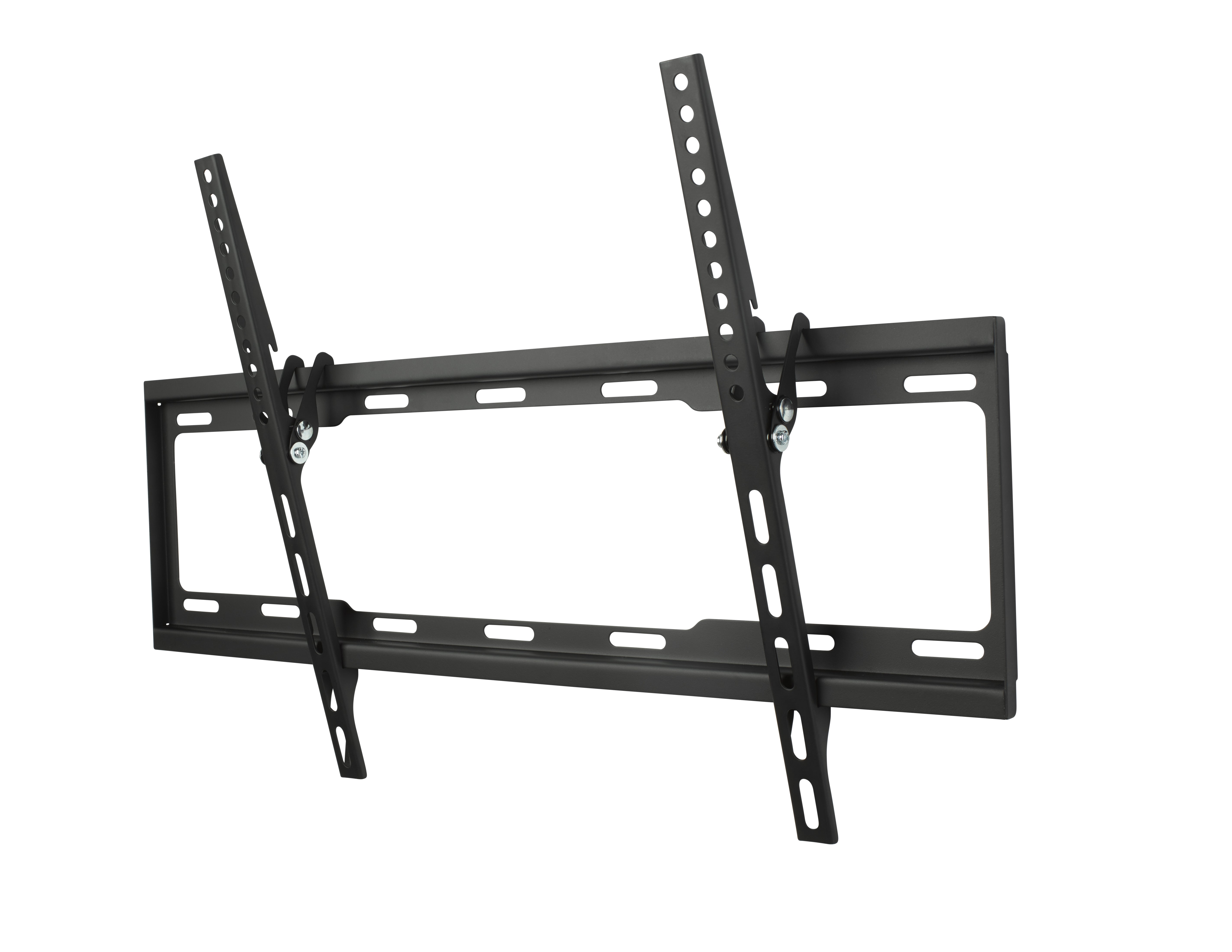 One For All Wandhalterung – Neigbar – 32–90" – VESA 100×100–600×400 – bis 80 kg, Montageset – Schwarz