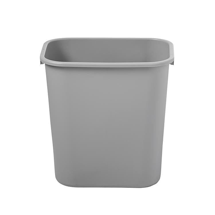 Rubbermaid Papierkorb – 26,6 l – Kunststoff (PP), rechteckig – grau