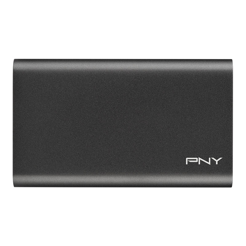 PNY Elite PSD1CS1050-960-FFS – 960 GB Portable SSD, USB 3.2 Gen1 (Micro-USB B), 420 MB/s, schwarz