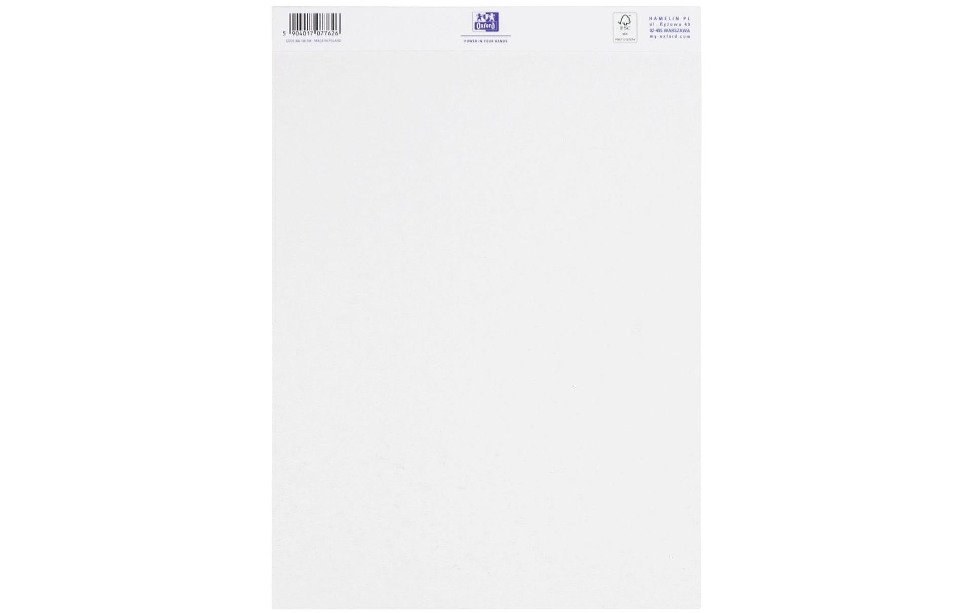 Oxford Layoutblock – A4 – 180 g/m² – Softcover – 15 Blatt – Weiss – für Marker