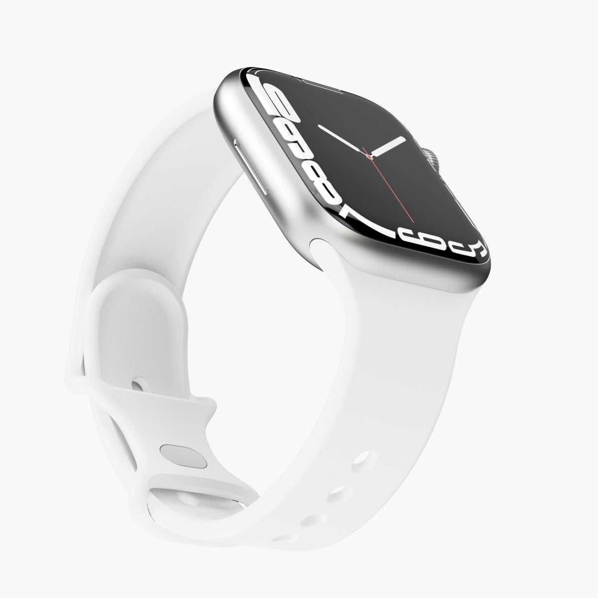 Vonmählen Silicon Loop 1 – Sportarmband, Weiss, für Apple Watch 38 mm, 40 mm, 41 mm