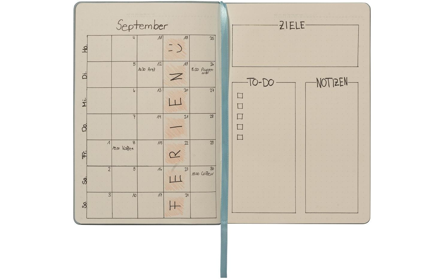 Kolma Notizbuch A5, punktkariert – türkis