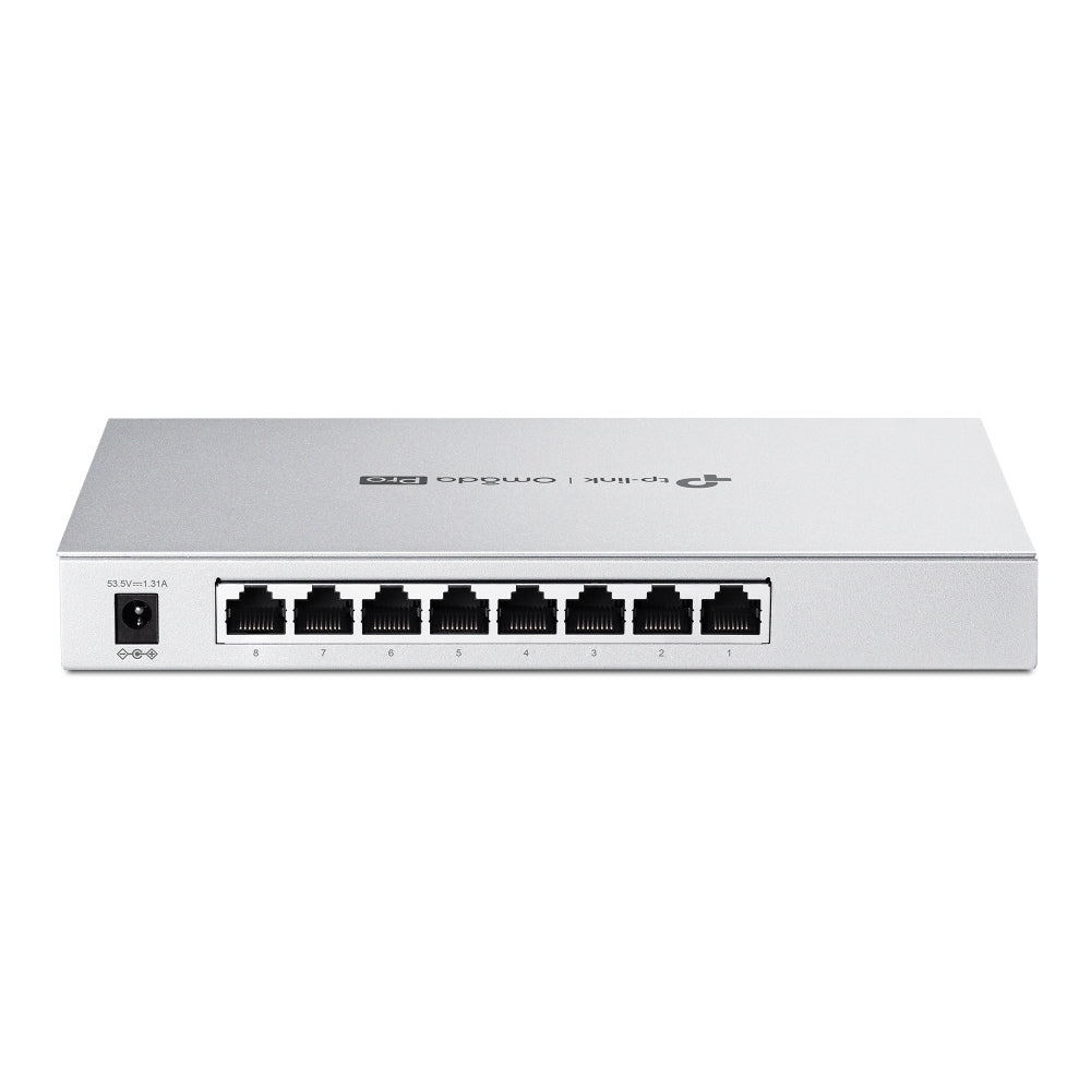 TP-Link S4500-8GP – Managed L2/L3 Switch – 8× 1G, 4× PoE+, PoE-Budget 62 W, Desktop