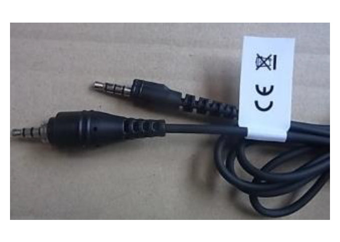 Zebra Audiokabel 3,5 mm Klinke (Stecker) auf 3,5 mm Klinke (Stecker) – 1,1 m, Schwarz