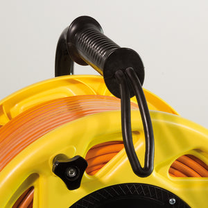LogiLink CQ5090S Kabeltrommel – Cat6a S/FTP, 90 m, Orange, LSZH