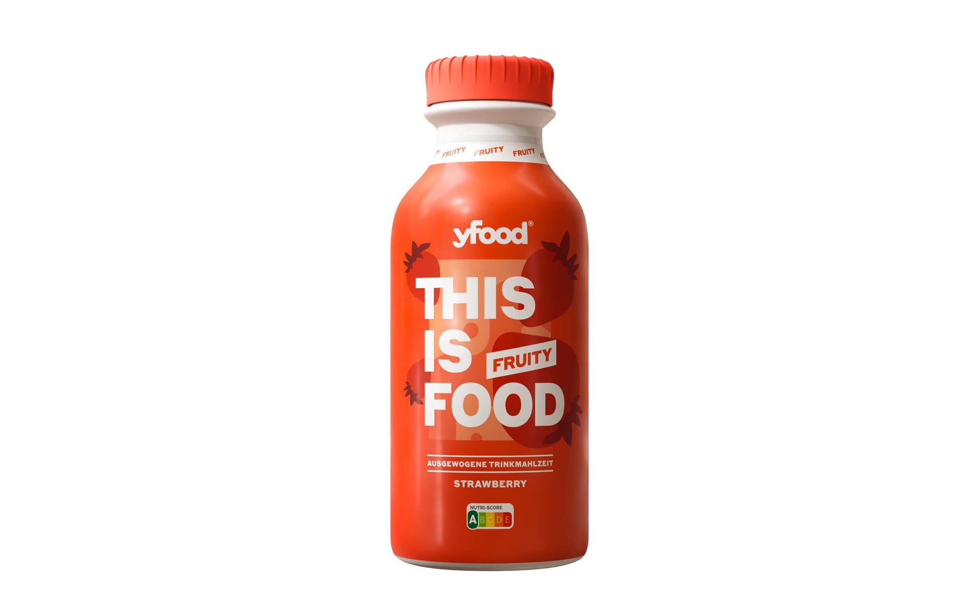 YFood Trinkmahlzeit Erdbeere, glutenfrei, laktosefrei – 500 ml