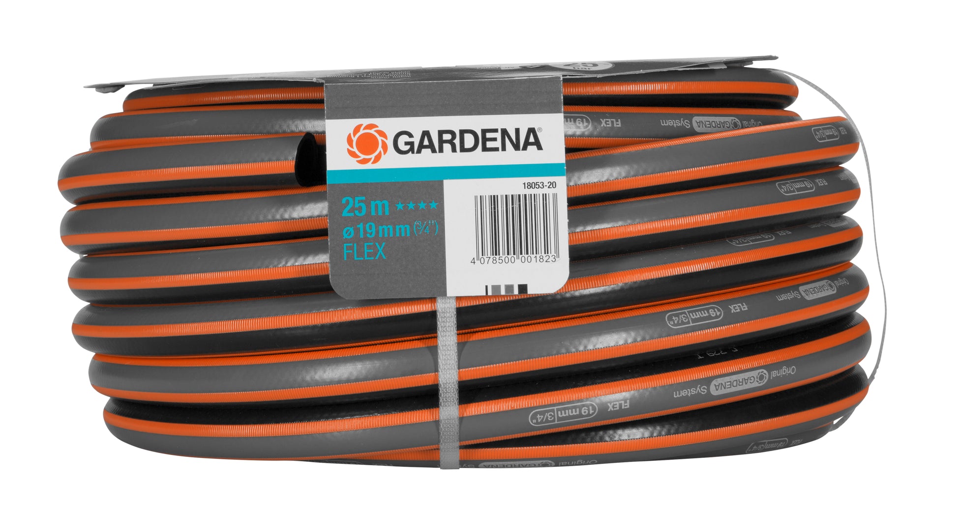 Gardena Comfort FLEX Gartenschlauch – Ø 19 mm × 25 m, 3/4" Anschluss, 25 bar, UV- und frostbeständig